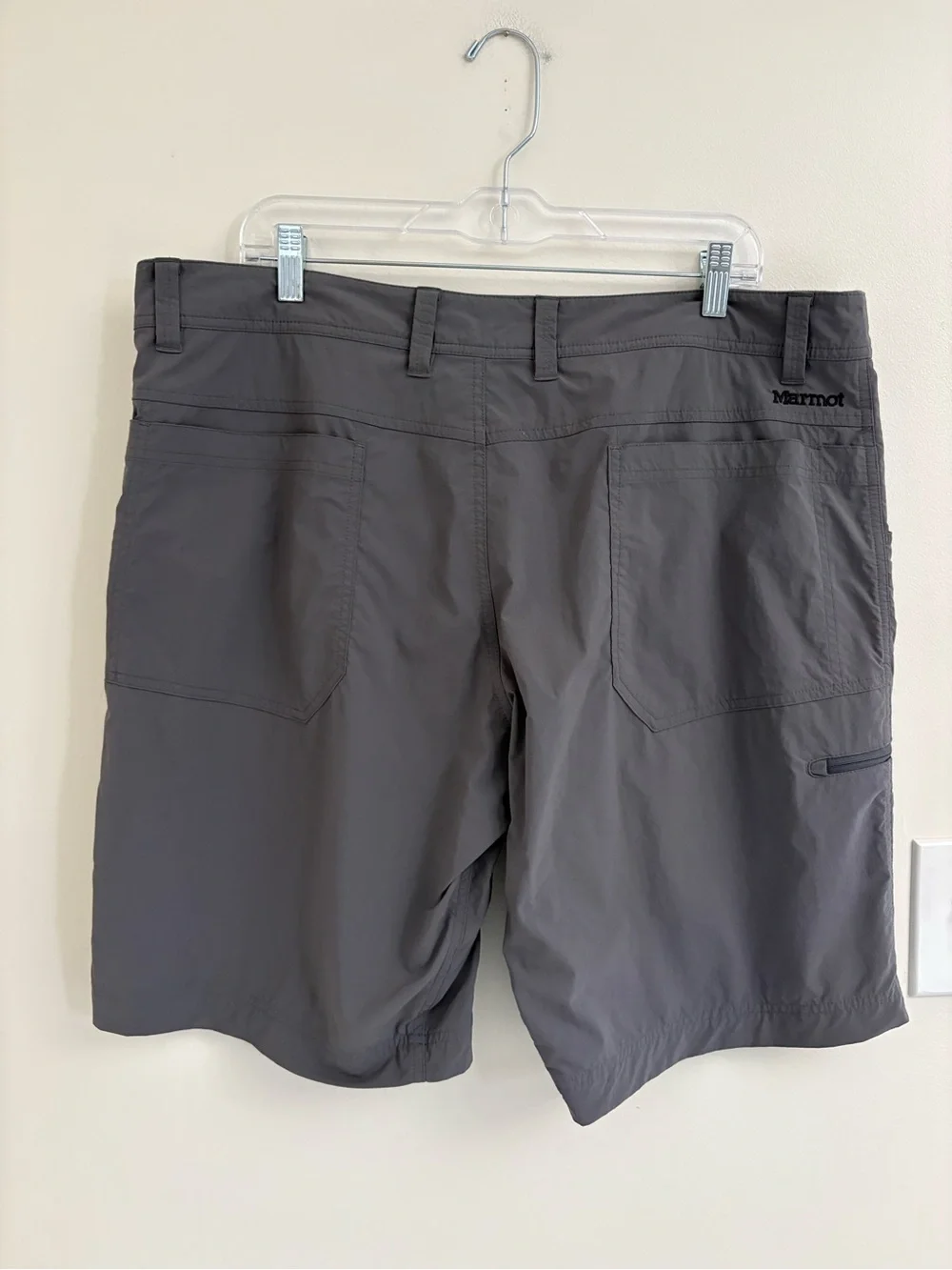 MARMOT Arch Rock Hiking Shorts XXL Gray Stretch DWR UPF 50 Performance‎ Outdoor